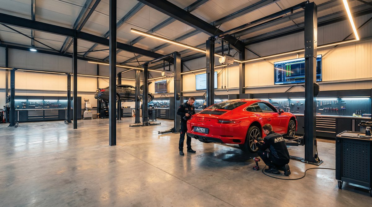 四虎汽车改装门店实景